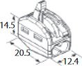 Lidhës elektrik Trytyt PC 232, 2x2.5mm², 32A, portokalli