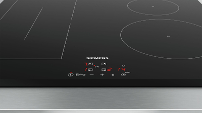 Pllakë inkaso me induksion Siemens EE631BPB1E, 4 zona gatimi, touch control, e zezë