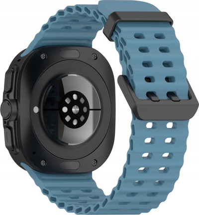Rrip ore i zgjuar Tech-Protect Iconband Pro, për Samsung Galaxy Watch Ultra 47mm, TPU sportiv, blu Montego