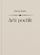 Arti Poetik - Nikola Bualo