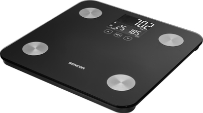 Peshore banjoje Sencor SBS 6026BK, dixhitale, me ekran LCD, e zezë