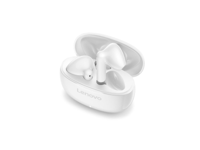 Безжични слушалки Lenovo E310, True Wireless Stereo, Bluetooth 5.3, бели
