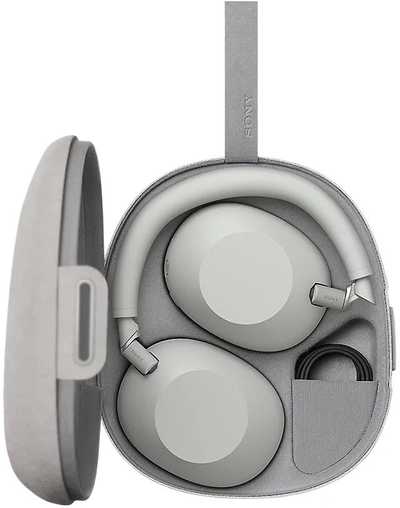 Kufje pa tela Sony WH-1000XM6, Bluetooth, anulim i zhurmës, argjendi