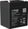 Bateri AGM Vipow VE12-5.0, 12V, 5Ah, e zezë