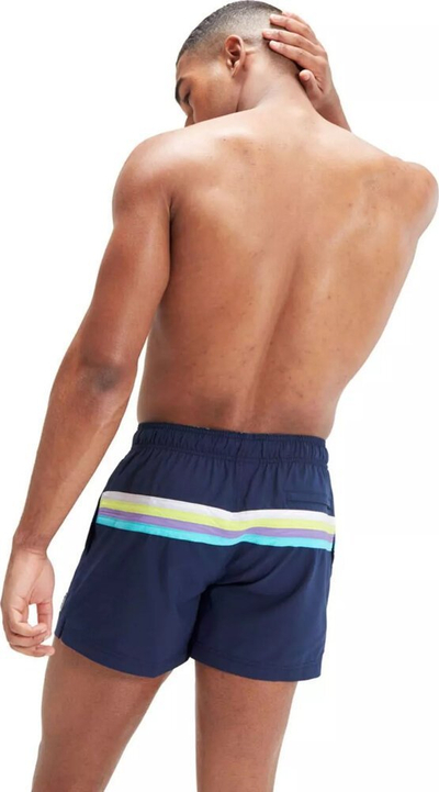 Shorce noti Speedo Colourblock Volley 14", me vija, blu navy