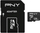 Kartë memorie PNY Performance Plus MicroSDXC, 128GB, Class 10, e zezë