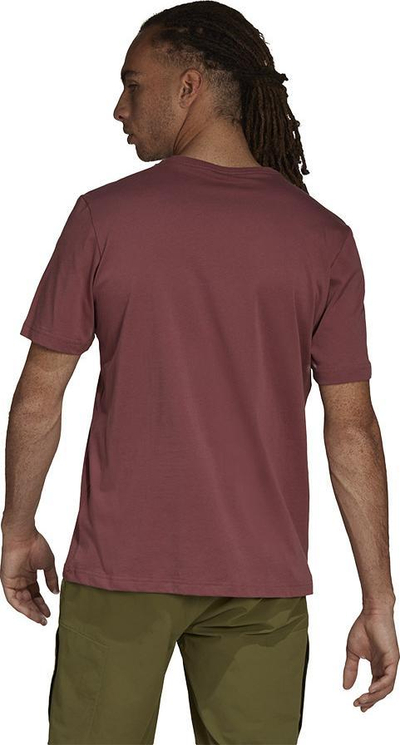 Bluzë burra adidas 5.10 Glory Tee M H59754, pambuk poliester, e rozë e errët