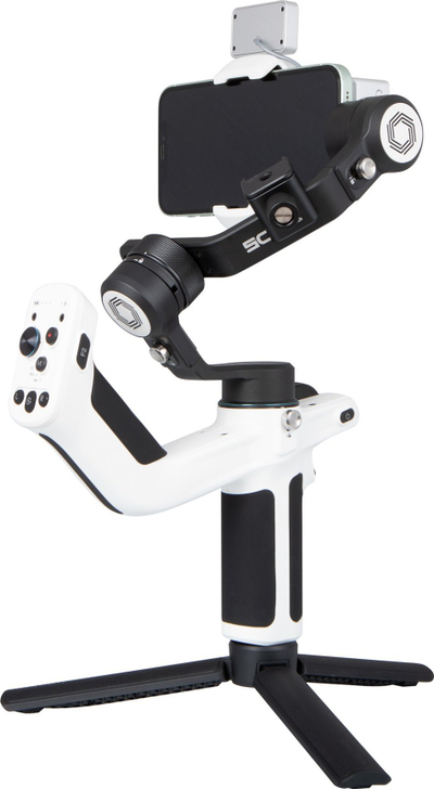 Stabilizator për telefon FeiyuTech SCORP Mini, me 3 akse, me kuti transporti, i zi