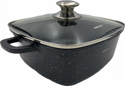 Tenxhere KingHoff KH-1603, 24cm, 4.5L, e zezë