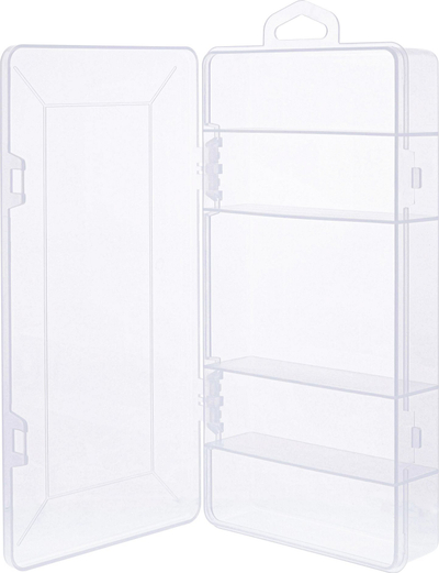 Kuti për organizim InLine Small Parts Box, 5 ndarje, 206x107x33mm, transparente