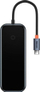 Hub USB C Baseus AcmeJoy 5 në 1, 2x USB 3.0, HDMI 4K, i zi
