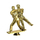 Figurinë trofe Tryumf F1142G, judo, 15cm, ngjyrë e artë