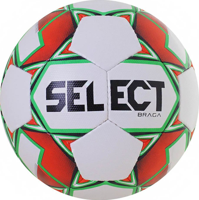 Top futbolli Select Braga, nr. 5, i bardhë / portokalli