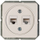 Prizë rrjeti Vila DATA SOCKET SÜV 2-NE R-TA LX, 2x RJ45, e bardhë