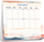 Kalendar tavoline School Calendar 2024 25 Square Desk, format katror, në polonisht