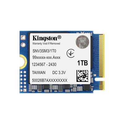 SSD i brendshëm Kingston NV3 M.2 2230, 1TB, PCIe 4.0 NVMe, gjer në 6000 MB/s