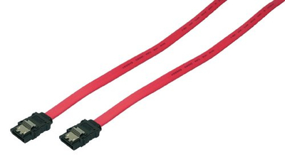 Kabllo SATA LogiLink, 0.5m, SATA II, e kuqe