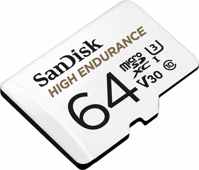 SanDisk High Endurance MicroSDXC Картичка, 64 GB
