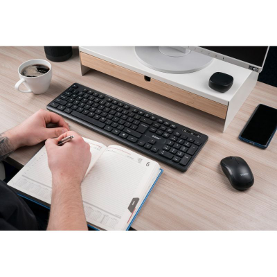 Tastierë pa tel Savio KB-02, USB 2.4GHz, me tastierë numerike, e zezë