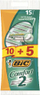 Brisk rroje Bic Comfort 2, 2 tehe, 10+5 copë