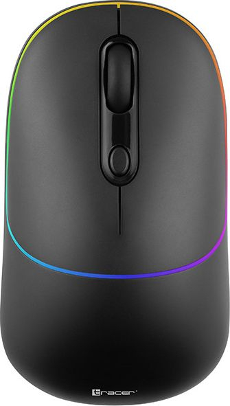 Безжичен глушец Tracer Ratero TRAMYS46944, RF 2.4 GHz, RGB, црн