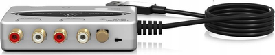Audio interface Behringer U-PHONO UFO202, USB, 48 kHz, argjendtë