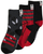 Çorape për fëmijë Adidas HZ2915, set 3 palë, Marvel Spider Man, shumëngjyrëshe