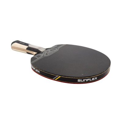 Raketë pingpongu Sunflex Supreme Soft Carbon 10354, sfungjer 2.2mm, ITTF, e kuqe