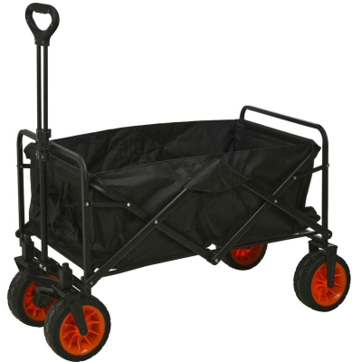 Karrocë palosëse RedCliffs Folding Wagon, 101x59x104cm, mban gjer 80 kg, e zezë