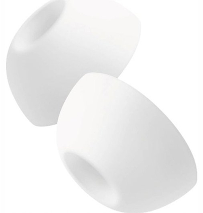 Jastëkë silikoni Fixed për Apple AirPods Pro 3, 2 sete, madhësia S, të bardhë