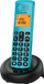 Безжичен телефон Alcatel E160, DECT, голем екран со портокалово осветлување, сина боја