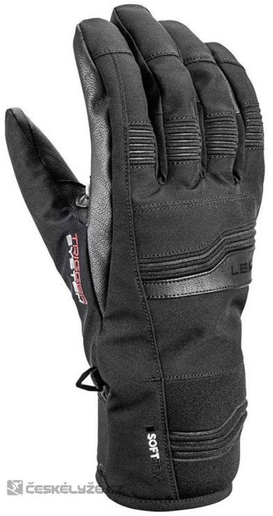 Doreza skish LEKI Vision GTX, GORE TEX, softshell, të zeza
