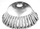 Furçë teli Graphite për brushcutter, 150mm, vrimë 25.4mm, e fortë