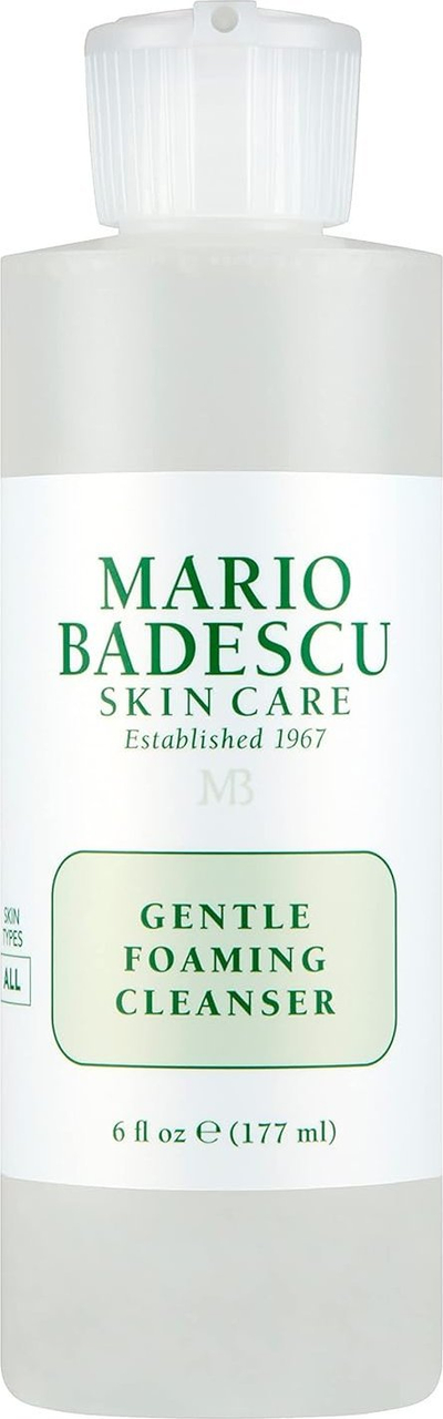 Pastrues për fytyrën Mario Badescu Gentle Foaming Cleanser, shkumë e butë, 177 ml, i tejdukshëm