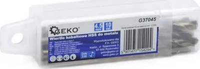 Set burgi për metal HSS 4.5mm, set 10 copë