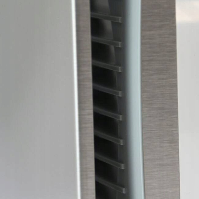 Ventilator banjo Europlast E-Extra EET125i, 125mm, kapak çelik inox, ngjyrë argjendtë