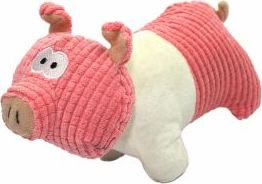 Lodër pelushi për qen Aqua Nova Petnova Pig, 22cm, rozë