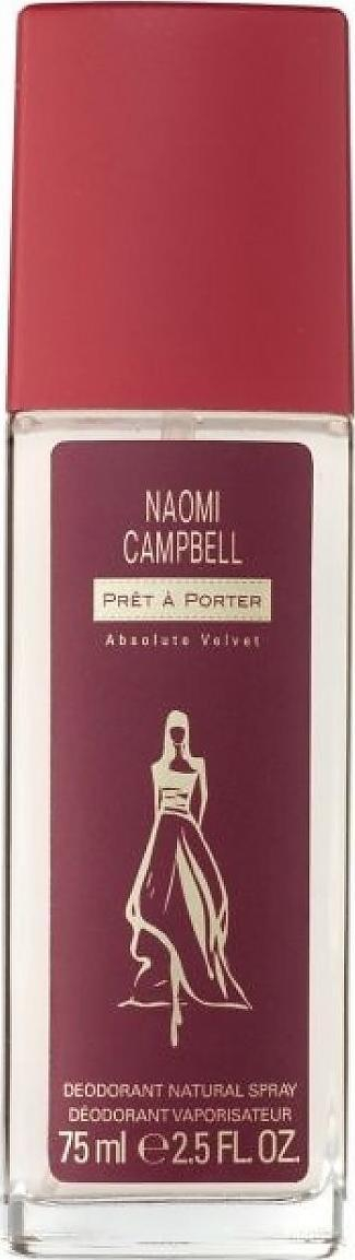Deodorant me spruco Naomi Campbell Prêt à Porter Absolute Velvet, për goca, 75 ml, i kuq vishnje