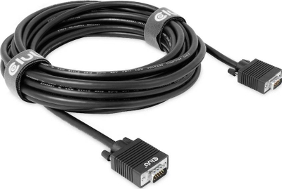 Kabllo VGA Club3D Bidirectional M/M, 10m, 1080p, e zezë