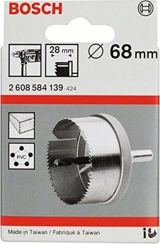 Sharrë rrethore Bosch Accessories 2608584139, 68 mm, për dru dhe hekur