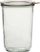 Set kavanozash Weck Canning Jar Tray, 850 ml, 4 copë, transparent