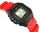 Orë dore Casio W-218H-4B, digjitale, për burra, e kuqe