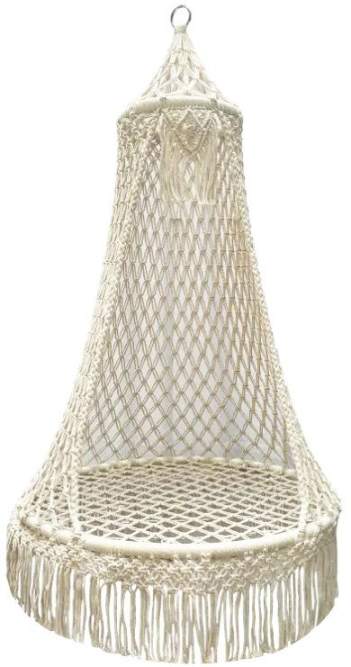 Set me 2 karrige varëse Carruzzo Round Cocoon, me kupolë, deri 120 kg, bezhë