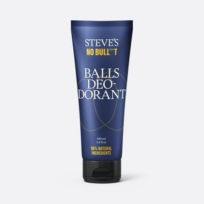Deodorant intim për meshkuj Steve's Balls, krem, 98% përbërës natyralë, 100 ml