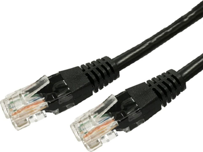 Kabllo TB Print RJ45 - RJ45 (AKTBXKS5UTP750B), Cat.5e, UTP, 7.5m, e zezë
