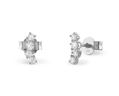 Vathët Guess JSBE04495JWRHT/U, argjend 925, kristal, të argjendta