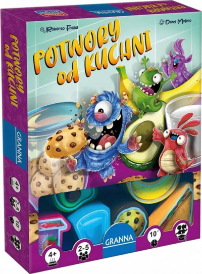 Друштвена игра Granna Adamigo Monster From The Kitchen, едукативна, шарена