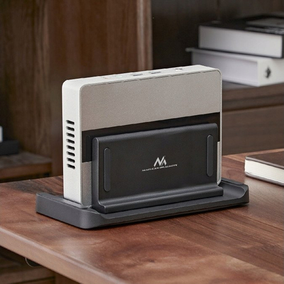 Mbajtëse Maclean MC-454 për mini PC, VESA 75 100 mm, e rregullueshme, e zezë