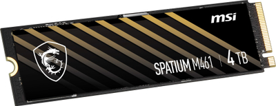 Disk SSD MSI SPATIUM M461, M.2, 4TB, PCIe 4.0