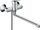 Славина за када Hansgrohe Logis 71402000, ѕиден миксер, хром